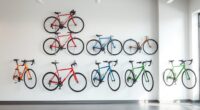 top wall mounted bike racks