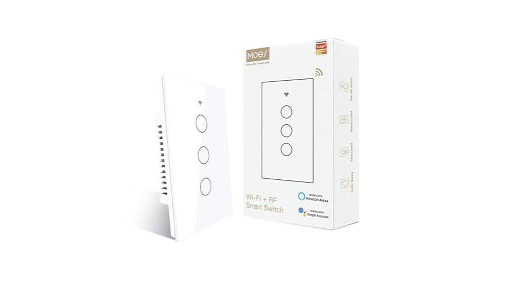 touch wall 3 gang switch
