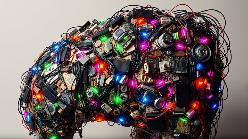 transforming e waste into art