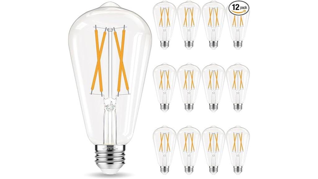 twelve edison led bulbs