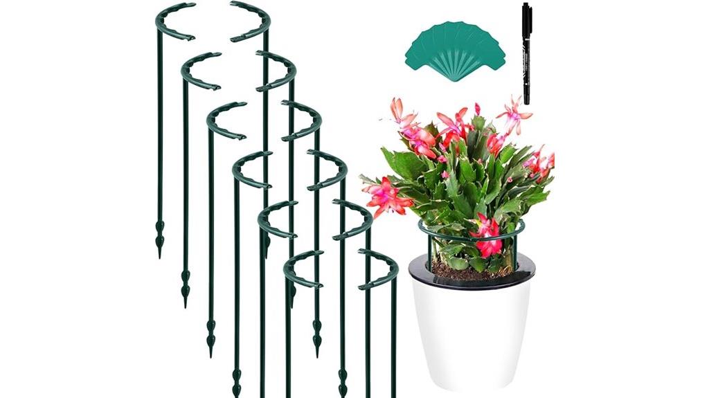 twelve plant support stakes