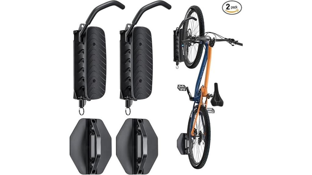 two pack vertical bike racks