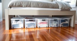 under bed storage with wheels
