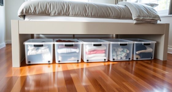 under bed storage with wheels