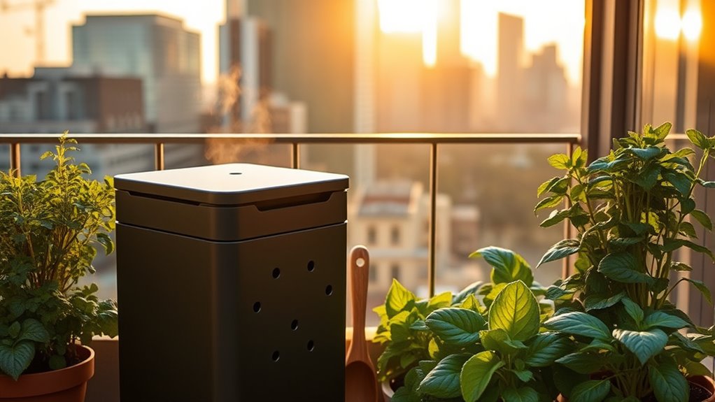 urban apartment composting tips
