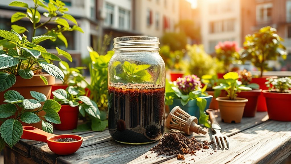 urban compost tea gardening