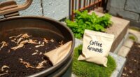urban composting with coffee