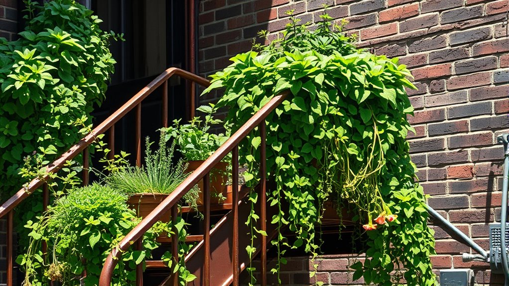 urban container garden wildlife