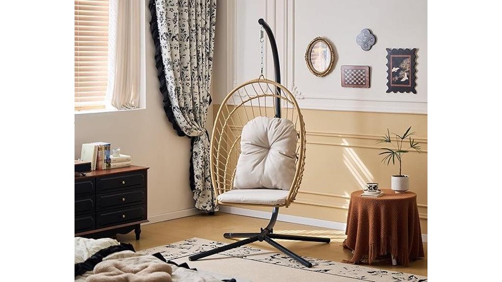 versatile egg chair stand