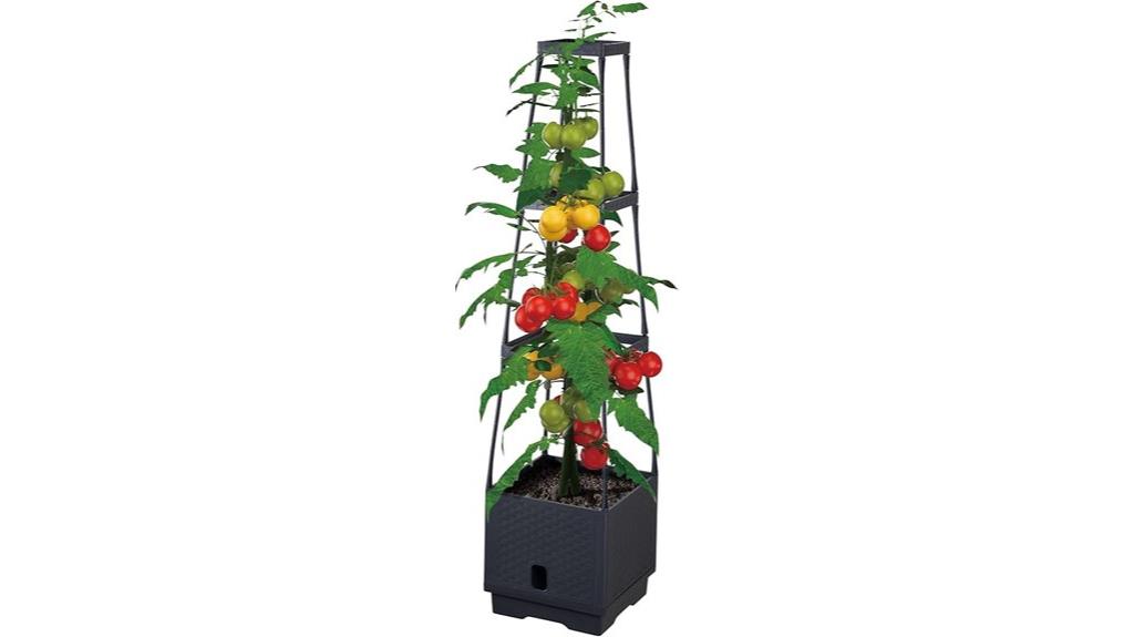 vertical garden patio tower