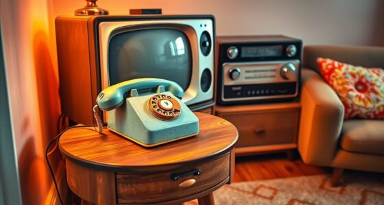 vintage electronics decor trend
