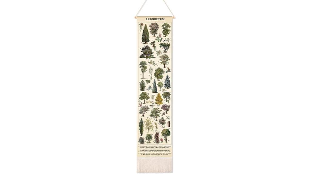 vintage plant wall tapestry