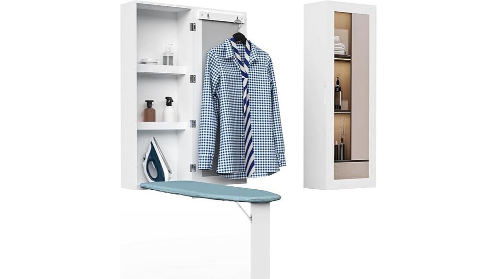 wall mounted ironing station