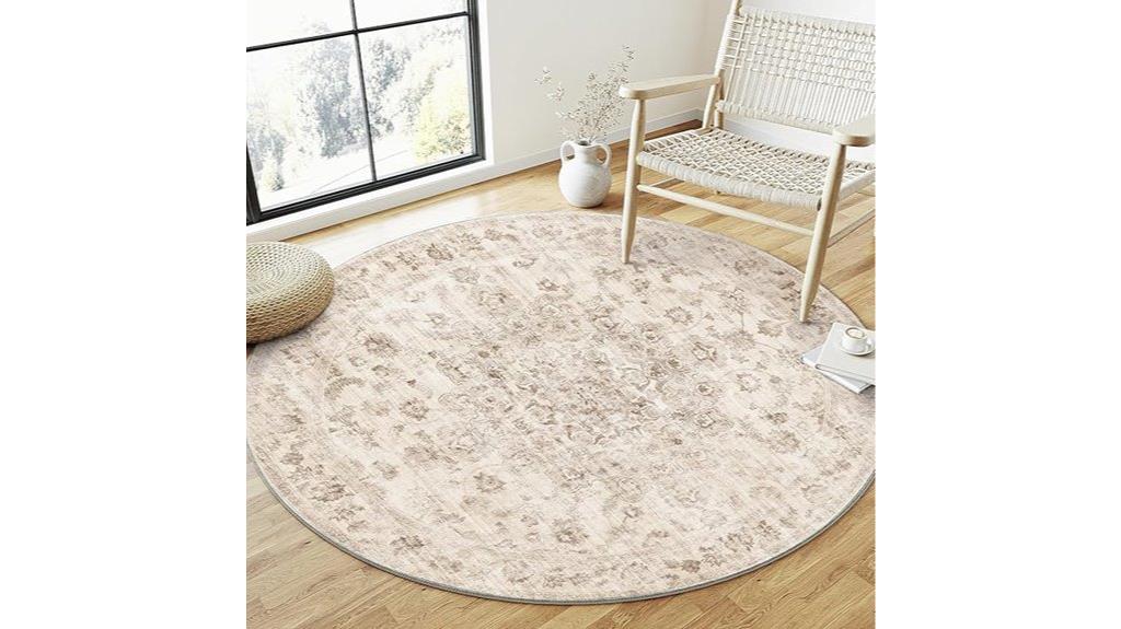 washable 8x8 round rug
