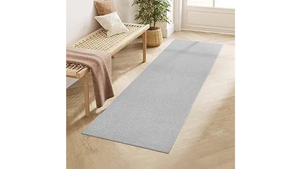 washable faux jute rug