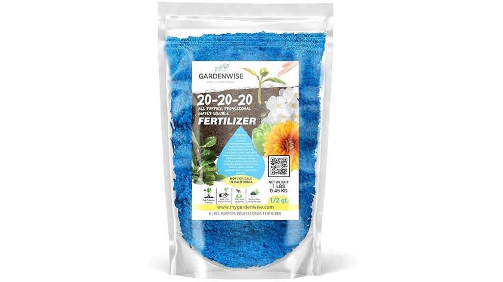 water soluble fertilizer indoor outdoor