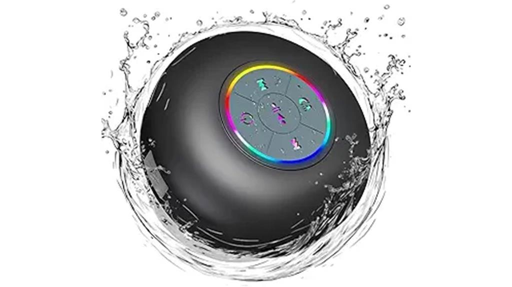 waterproof bluetooth shower speaker