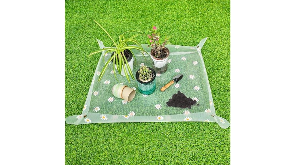 waterproof foldable plant tray