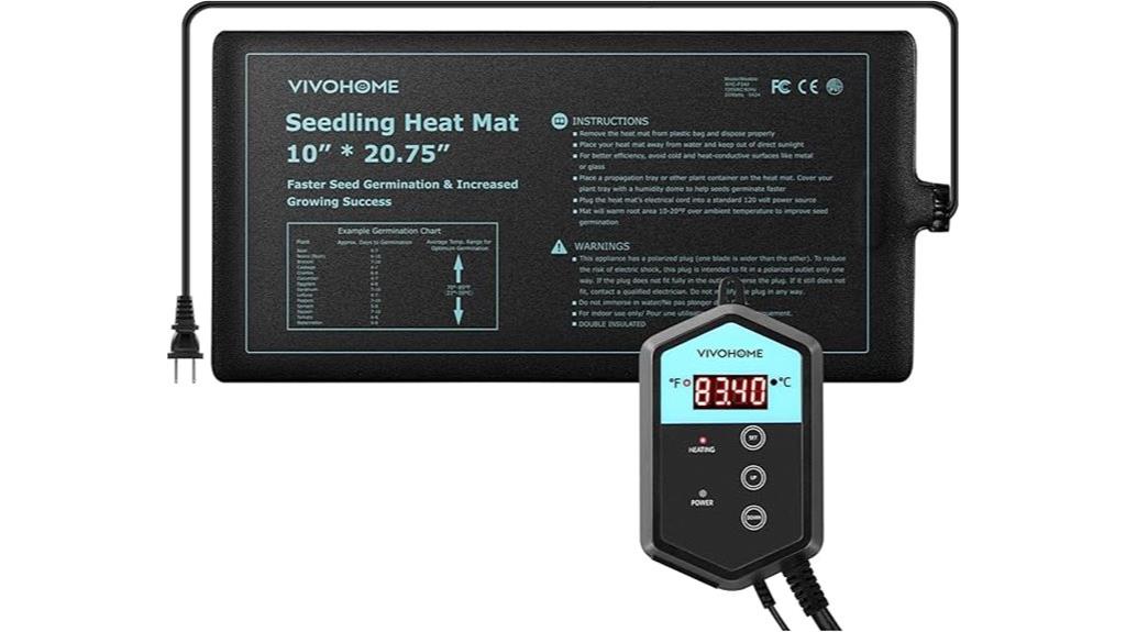 waterproof heating mat with thermostat