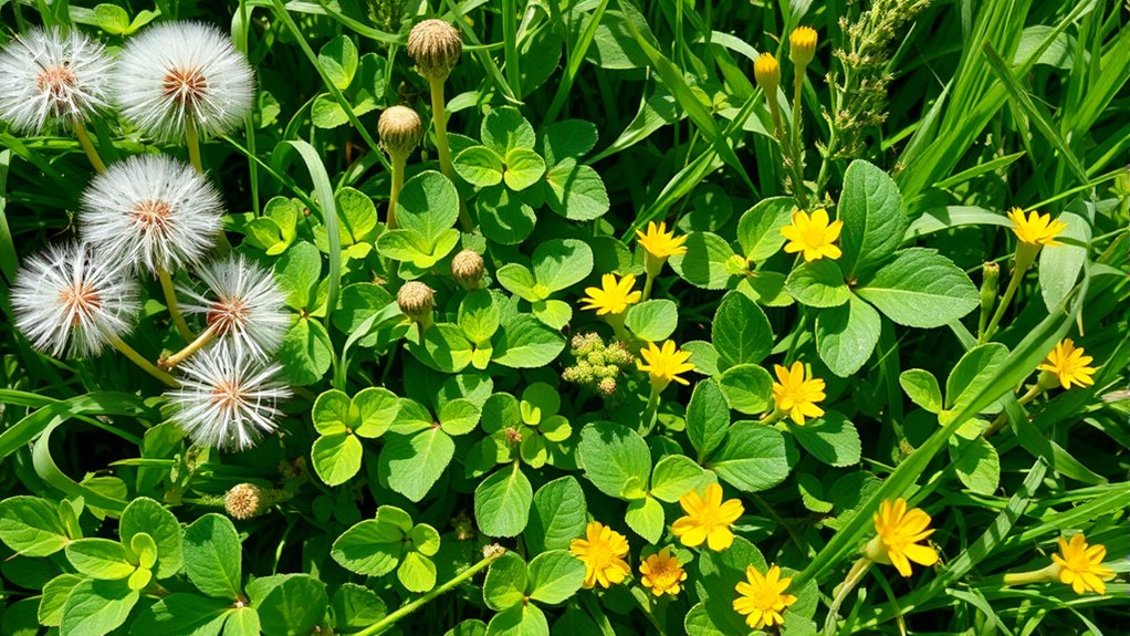 weeds support garden health