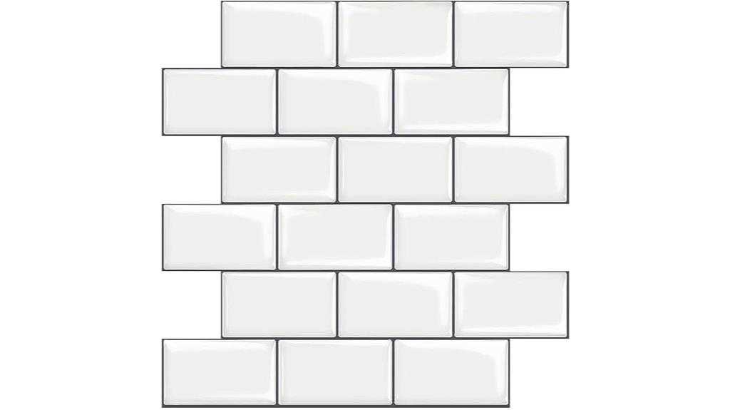 white subway tile backsplash