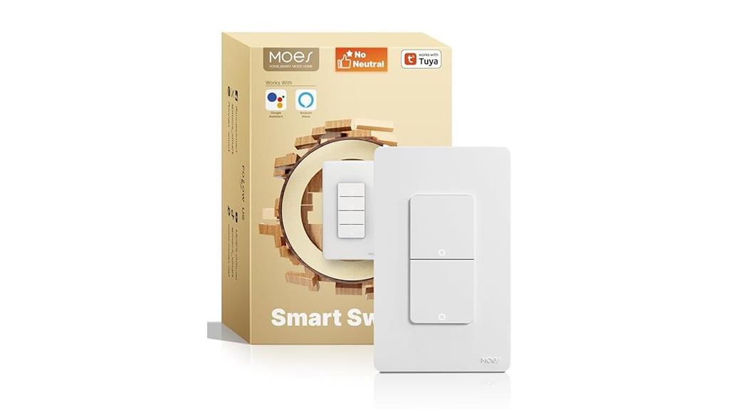 wifi double light switch