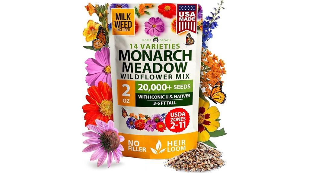 wildflower seed mix for monarchs