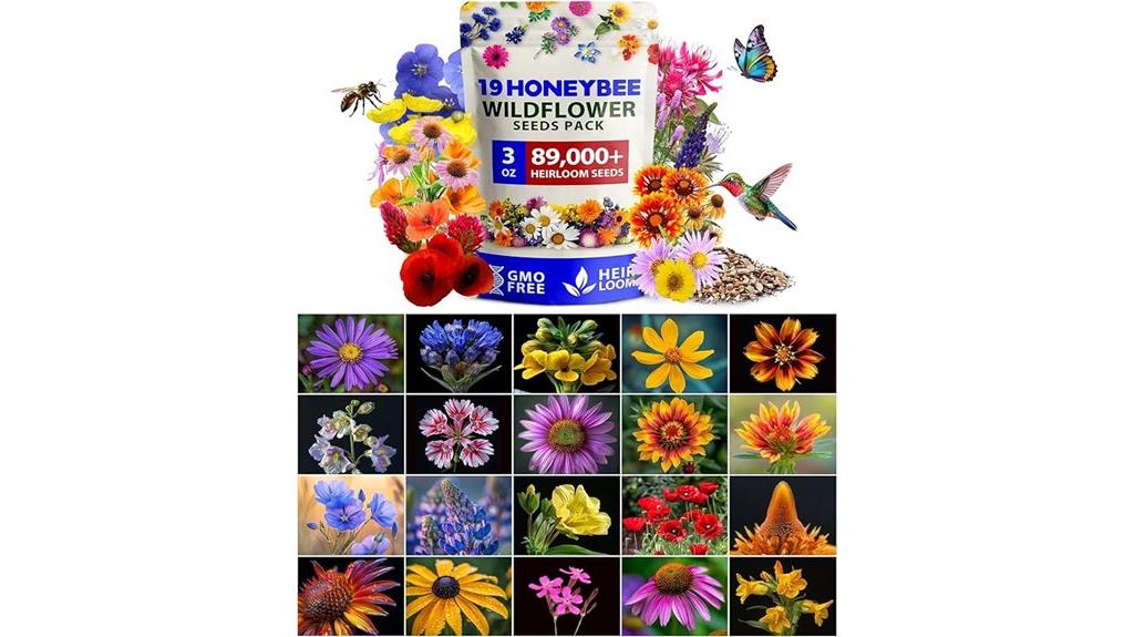 wildflower seed packet 3 ounces