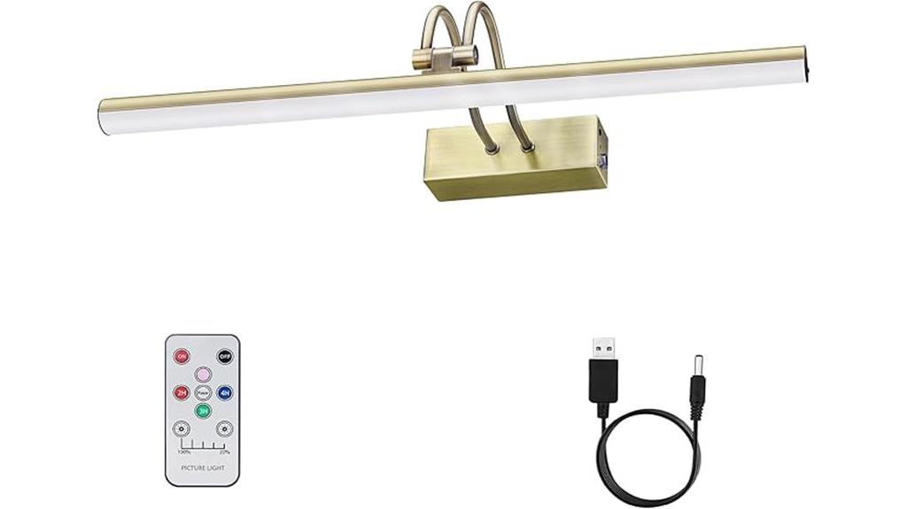 wireless remote dimmable light