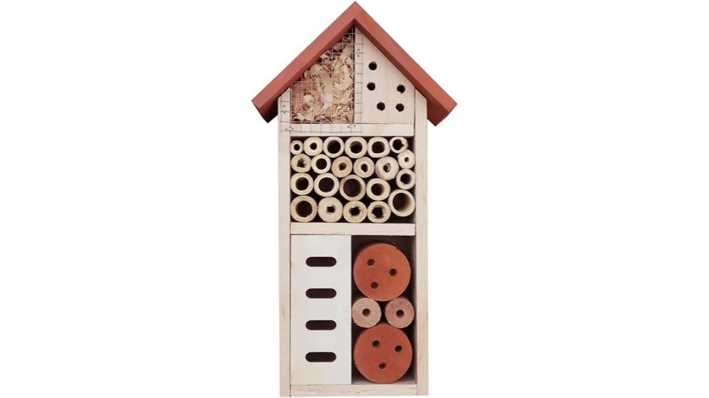 wooden garden insect habitat