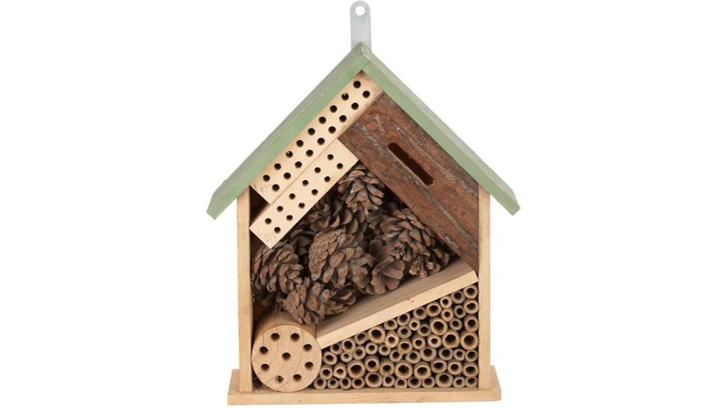 wooden garden insect shelter