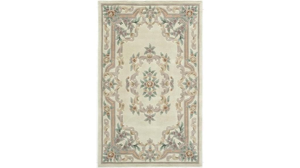 wool aubusson rug