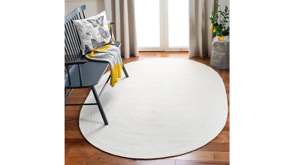 wool braided rug