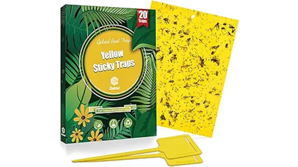 yellow sticky pest traps