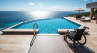 accessible infinity pool features