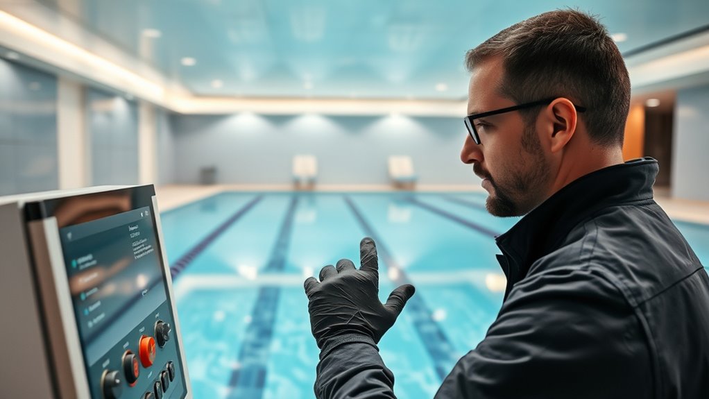 address unresponsive pool controls