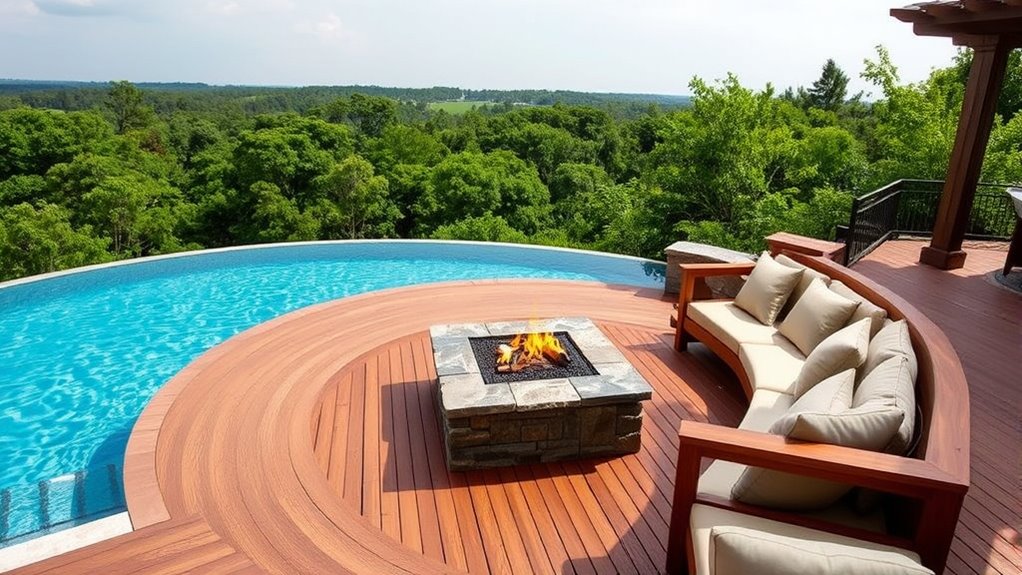 built in cozy fire retreats