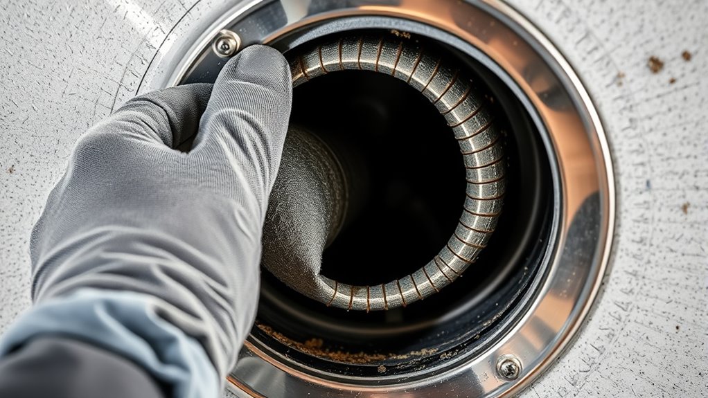 check for blockages and debris