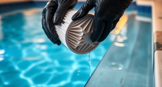 clean and replace pool filter