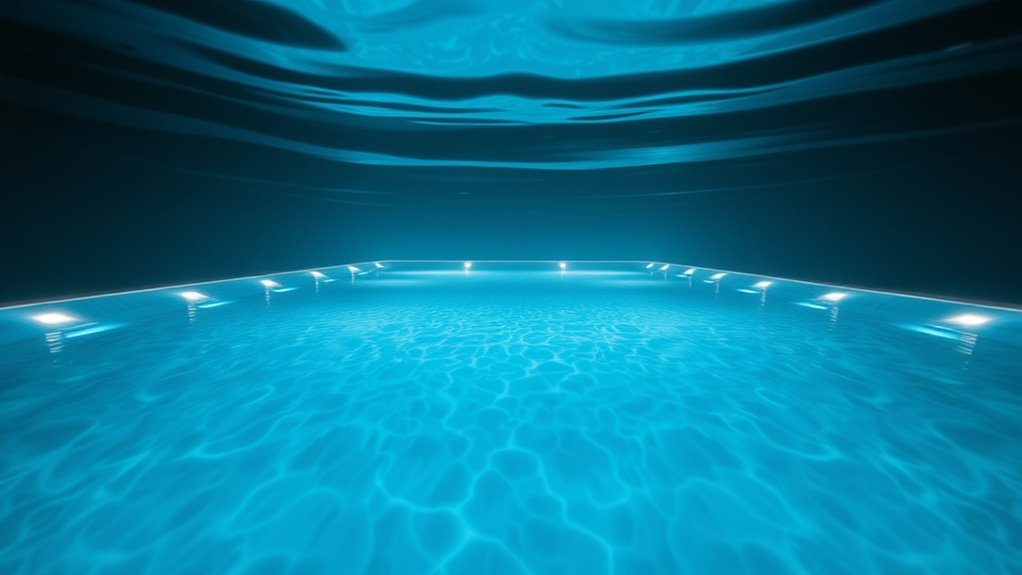 colorful energy efficient water lighting