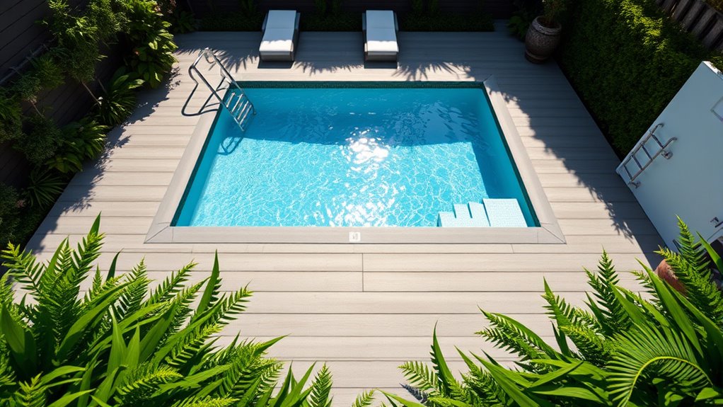 compact pool accessory integration