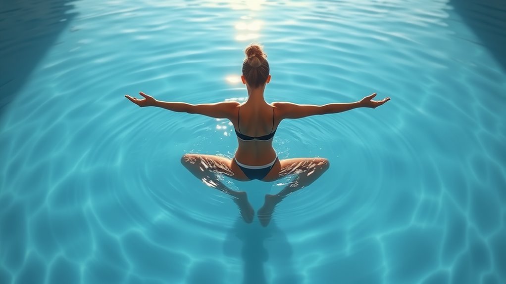 consistent water yoga practice