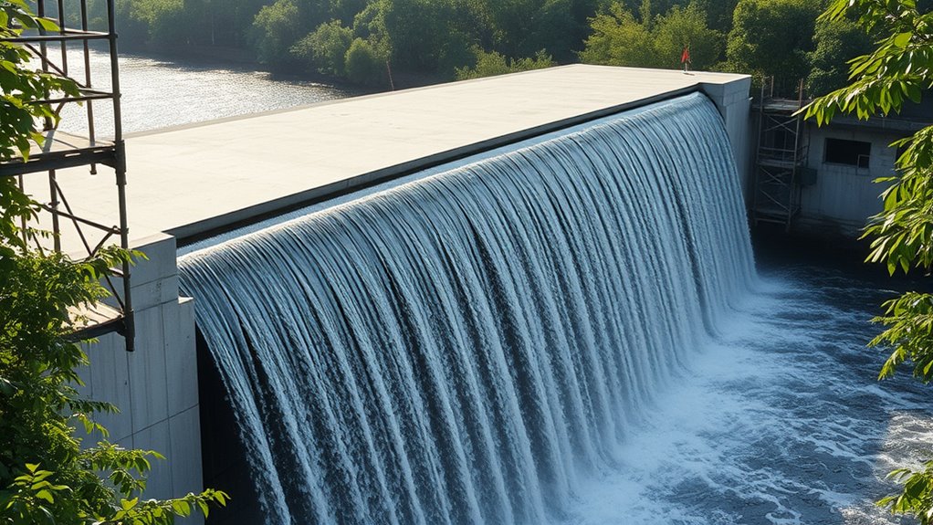 constructing vanishing edge weir