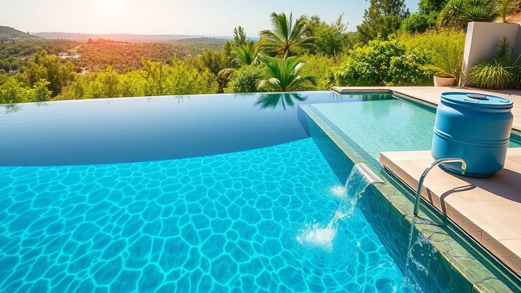 eco friendly water saving pool features