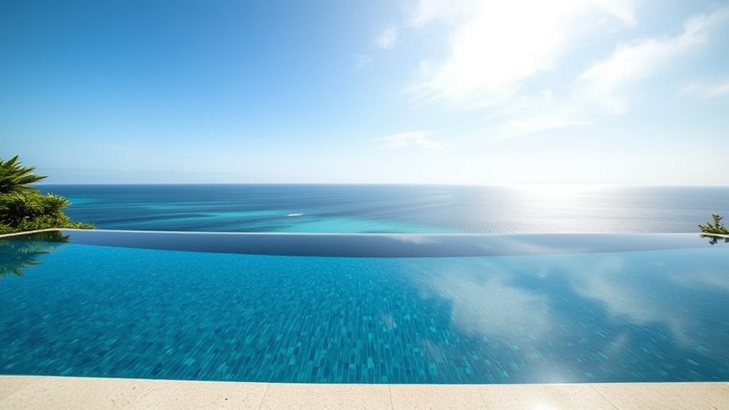 edge illusion seamless water