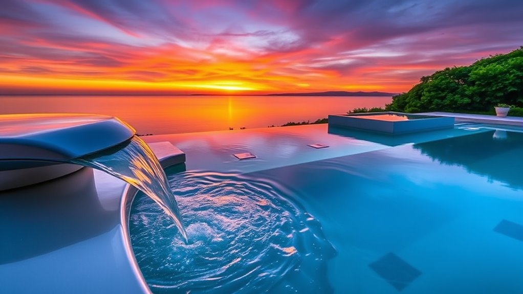 elegant seamless water design