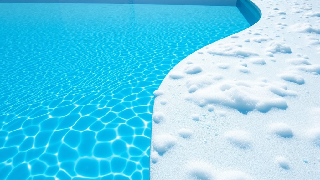 gentle soothing swimming environment