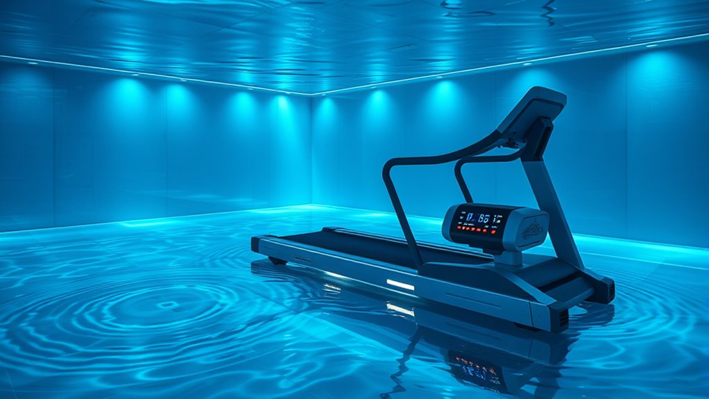 high tech underwater athlete training