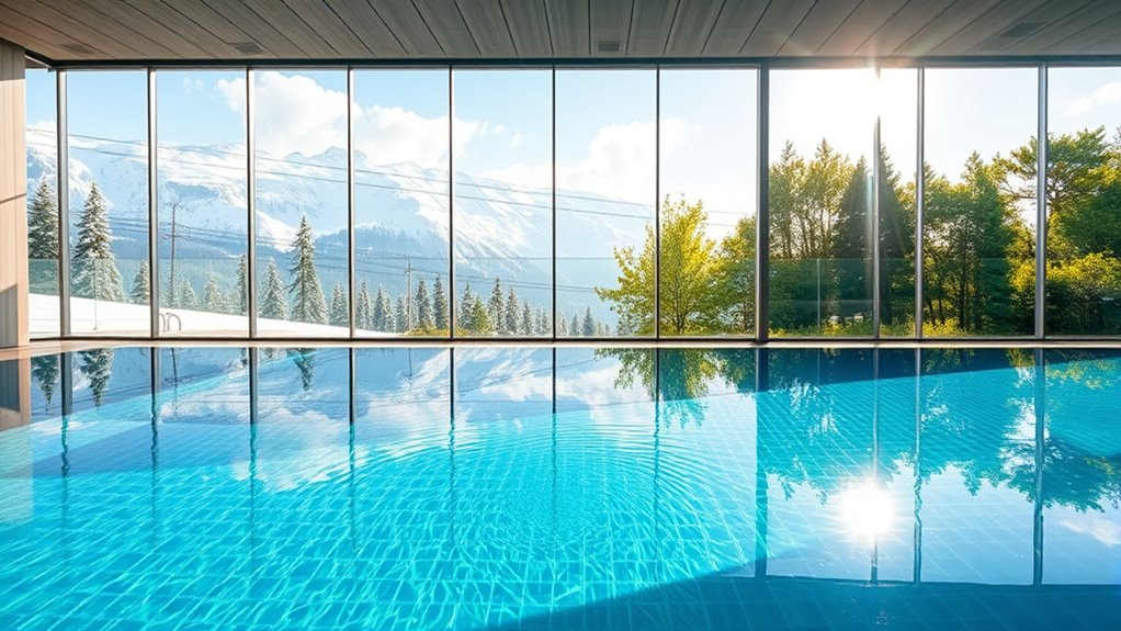 indoor pools offer reliable year round use