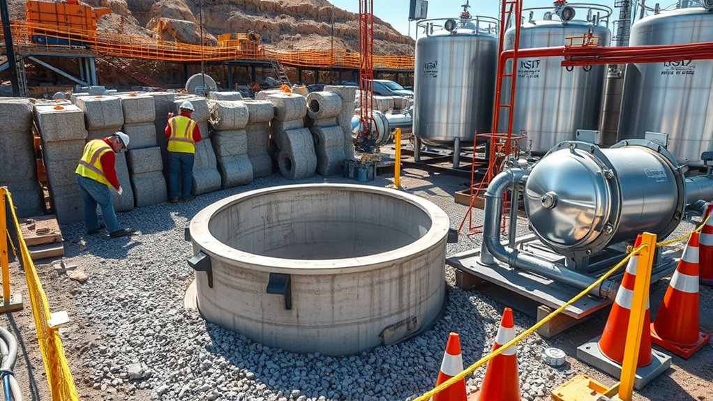 install basin and surge capacity